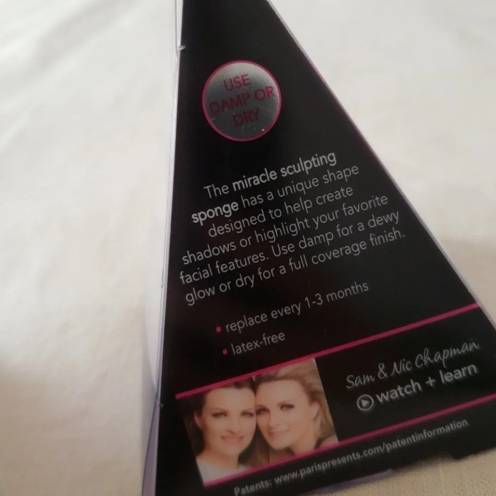NEW Real Techniques‎ Makeup Sponge Set  Miracle Sculpting Mini Eraser